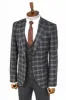 Checked Patterned Slim Fit Black Men Suit - Wessi sold by Wessi