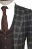 Checked Patterned Slim Fit Black Men Suit - Wessi sold by Wessi