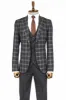 Checked Patterned Slim Fit Black Men Suit - Wessi sold by Wessi