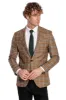 Checked Brown Men Blazer - Wessi sold by Wessi