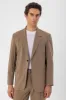 Men's Camel Single Button Closure Slim Fit  Jacket - Wessi sold by Wessi