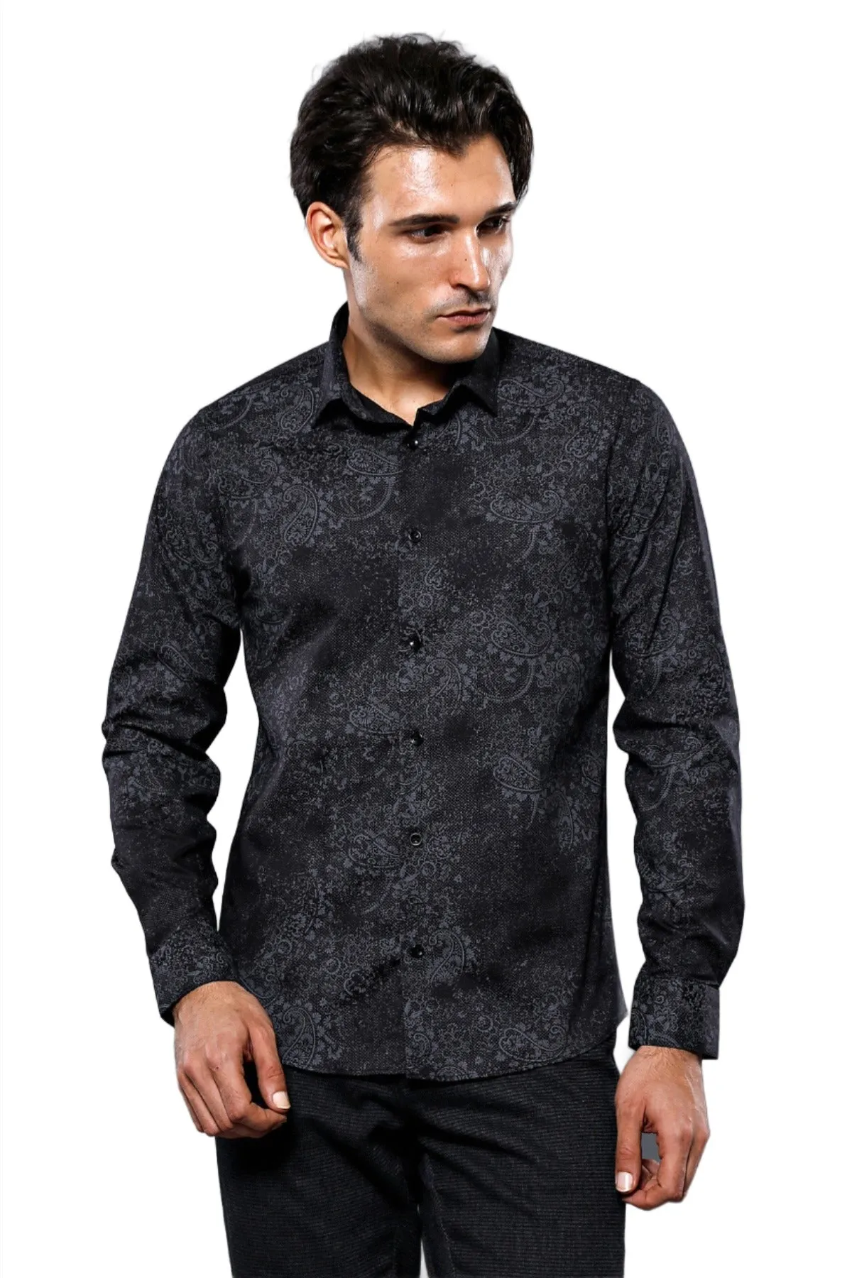 Floral Black Shirt | Wessi sold by Wessi
