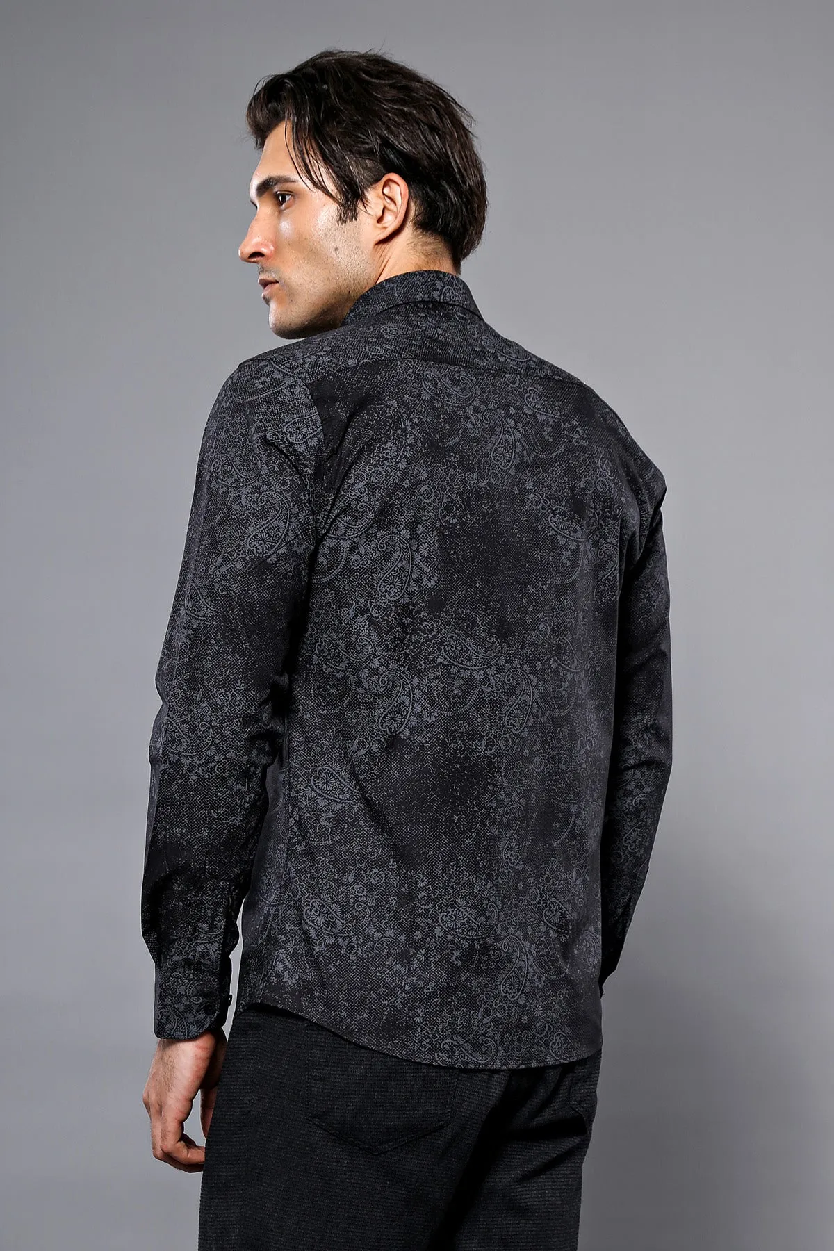 Floral Black Shirt | Wessi sold by Wessi product image thumbnail 2