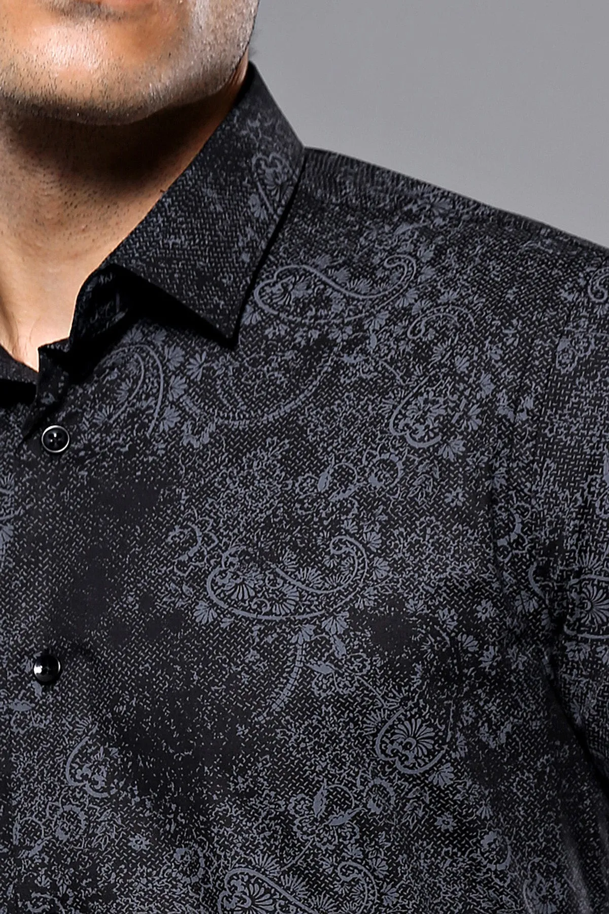 Floral Black Shirt | Wessi sold by Wessi product image thumbnail 4