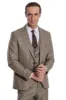 Checked Slim Fit Brown Men Suit - Wessi sold by Wessi