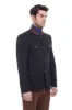 4 pocket Bag Pocket Knit Collar Black Jacket-Wessi sold by Wessi
