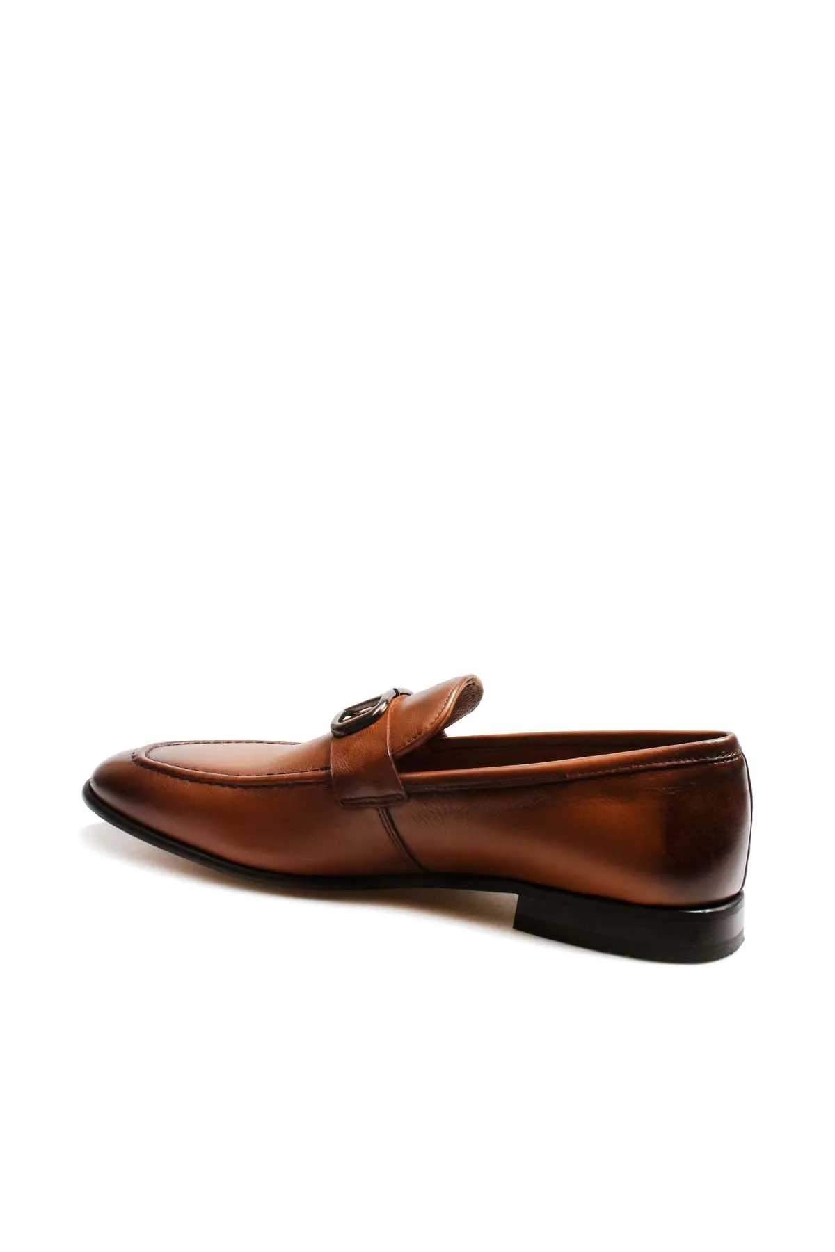 Brown Leather Slip-On Loafers-Wessi sold by Wessi product image thumbnail 2