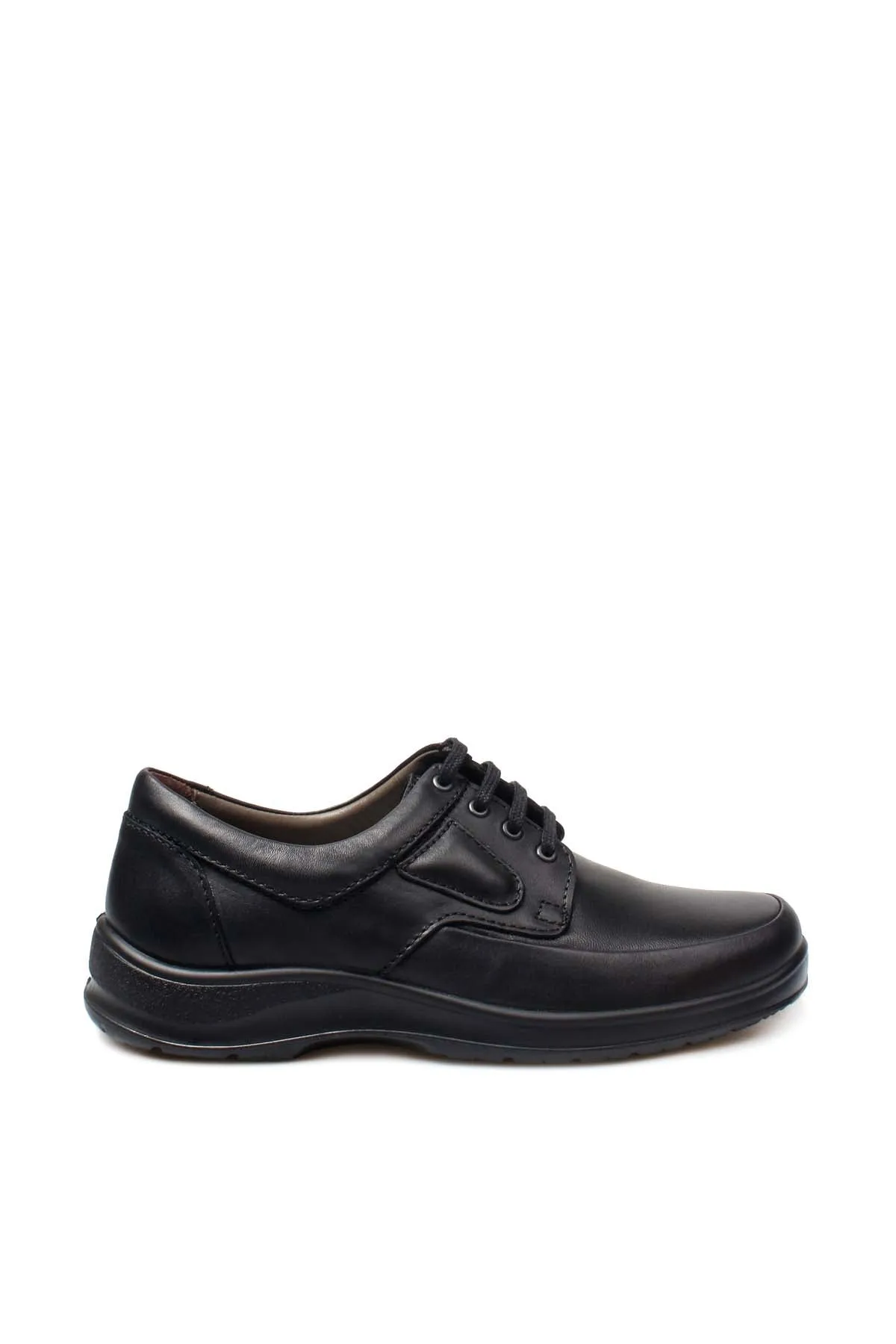 Men's Black Lace-Up Shoes with Cushioned Sole - Wessi sold by Wessi