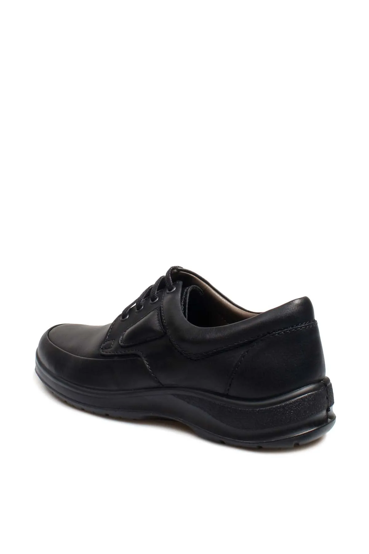 Men's Black Lace-Up Shoes with Cushioned Sole - Wessi sold by Wessi product image thumbnail 2