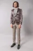 Single Button Camouflage Brown Jacket-Wessi sold by Wessi