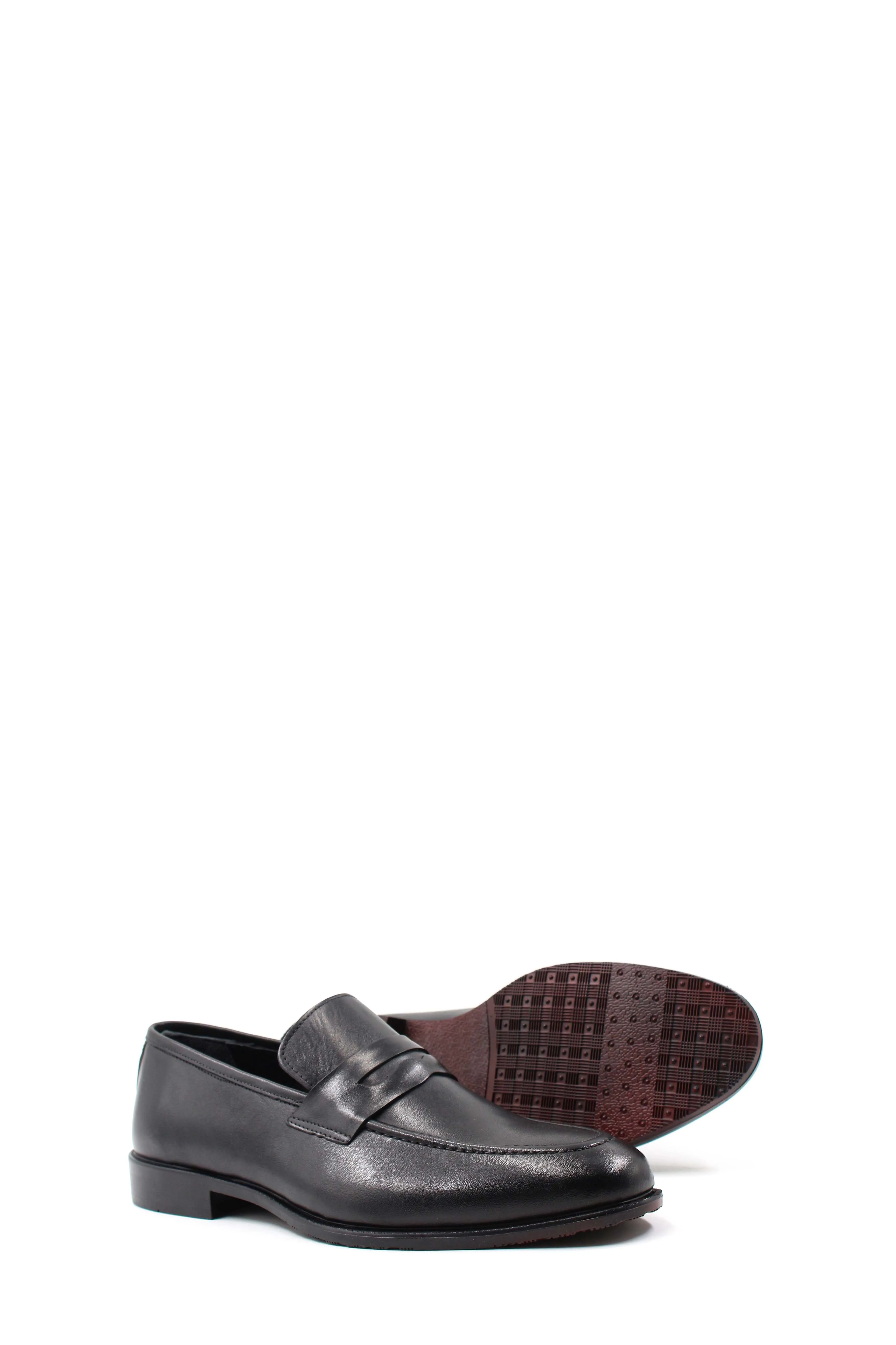 Black Leather Penny Loafers Wessi sold by Wessi product image thumbnail 3
