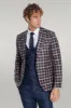 Checked Blazer Slim Fit Navy Blue Men Suit - Wessi sold by Wessi