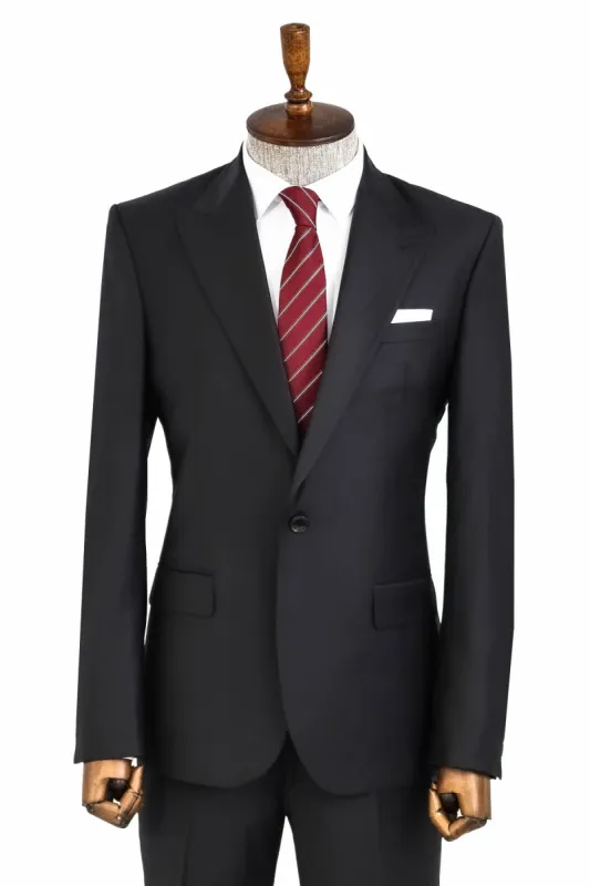 Wool Black Men Suit - Wessi sold by Wessi