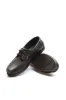 Men's Brown Leather Boat Shoes with Brass Eyelets - Wessi sold by Wessi