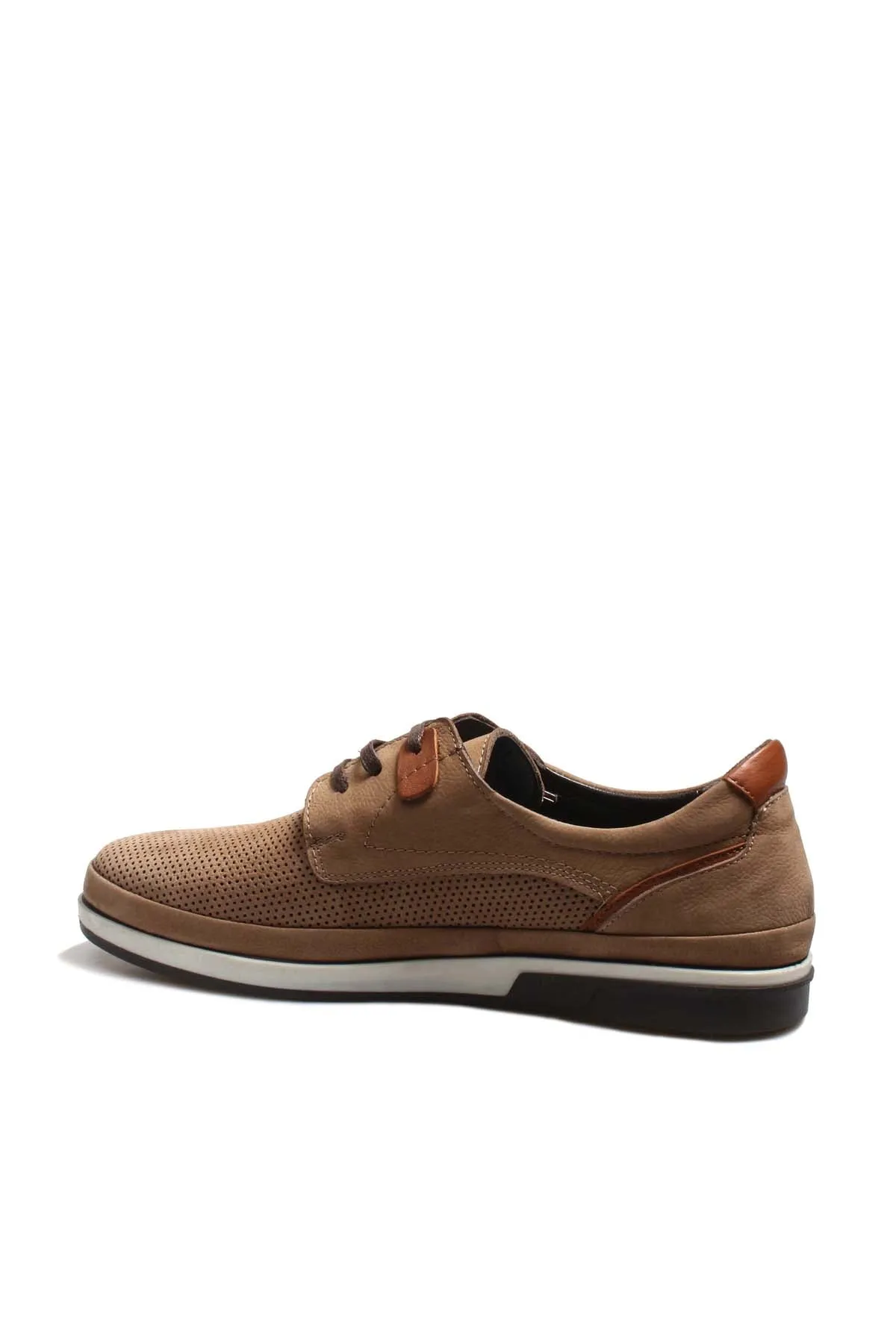 Tan Perforated Suede Casual Shoes Wessi sold by Wessi product image thumbnail 2