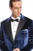 Velvet Slim Fit Blue Men Tuxedo Jacket - Wessi sold by Wessi