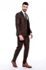 Plain Slim Fit Brown Men Suit - Wessi sold by Wessi