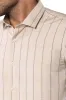 Beige Slim Fit Plaid Men's Shirt | Wessi sold by Wessi