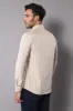 Beige Slim Fit Plaid Men's Shirt | Wessi sold by Wessi