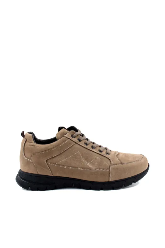 Beige Suede Trail Sneakers-Wessi sold by Wessi