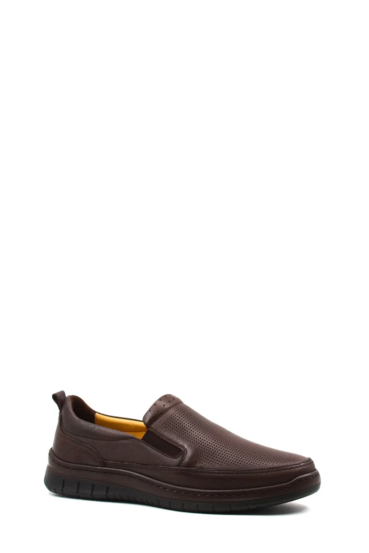 Brown Perforated Leather Slip-On-Wessi sold by Wessi product image thumbnail 3