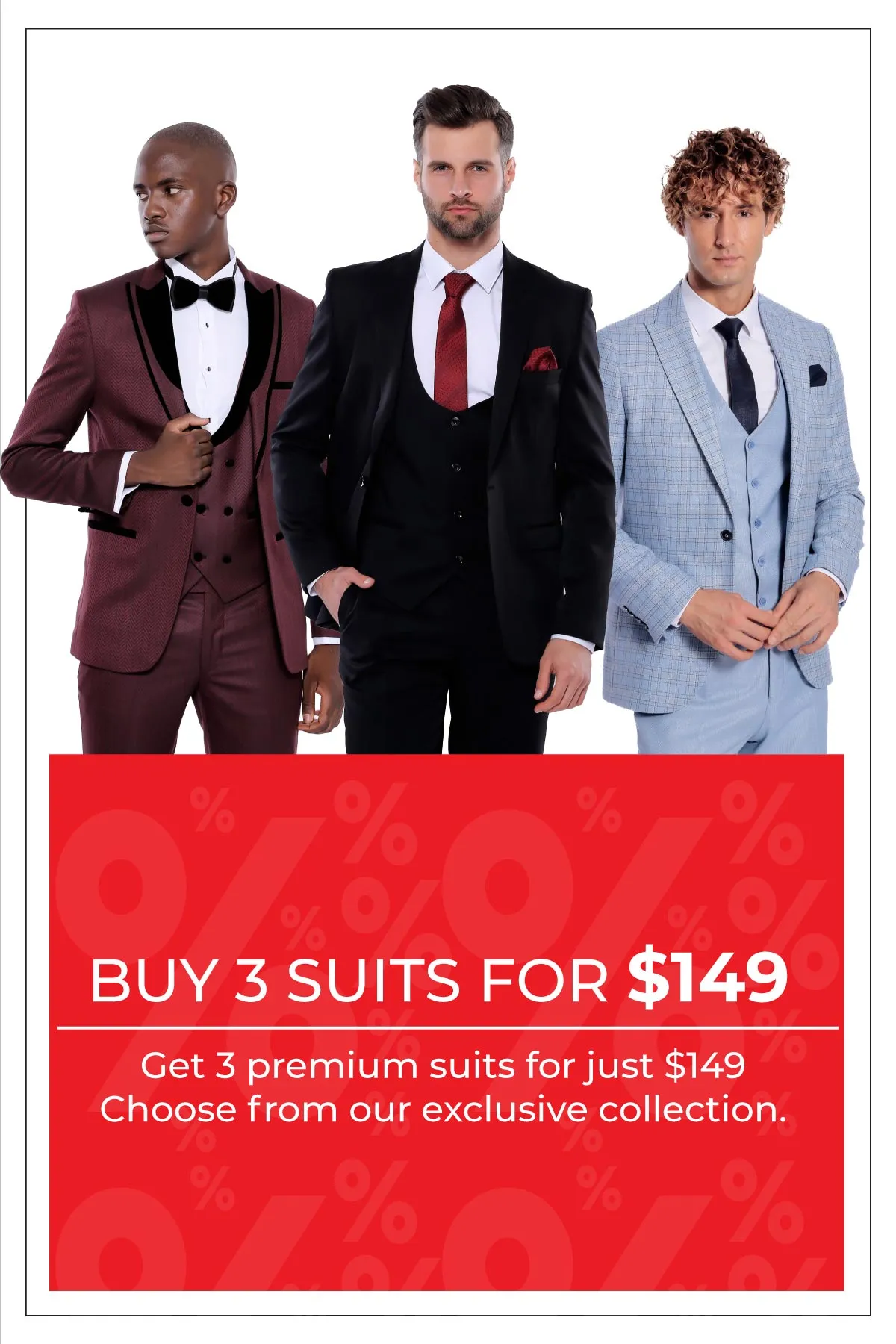 Buy 3 Suits For $149! sold by Wessi