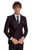 Double Breasted Plain Wide Lapel Purple Men Suit - Wessi sold by Wessi