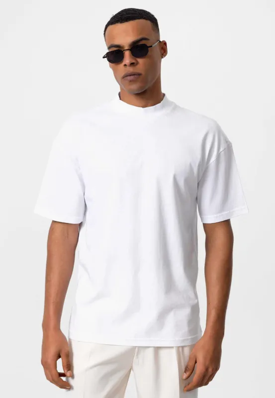 Men's White Comfortable Fit Basic  T-Shirt - Wessi sold by Wessi