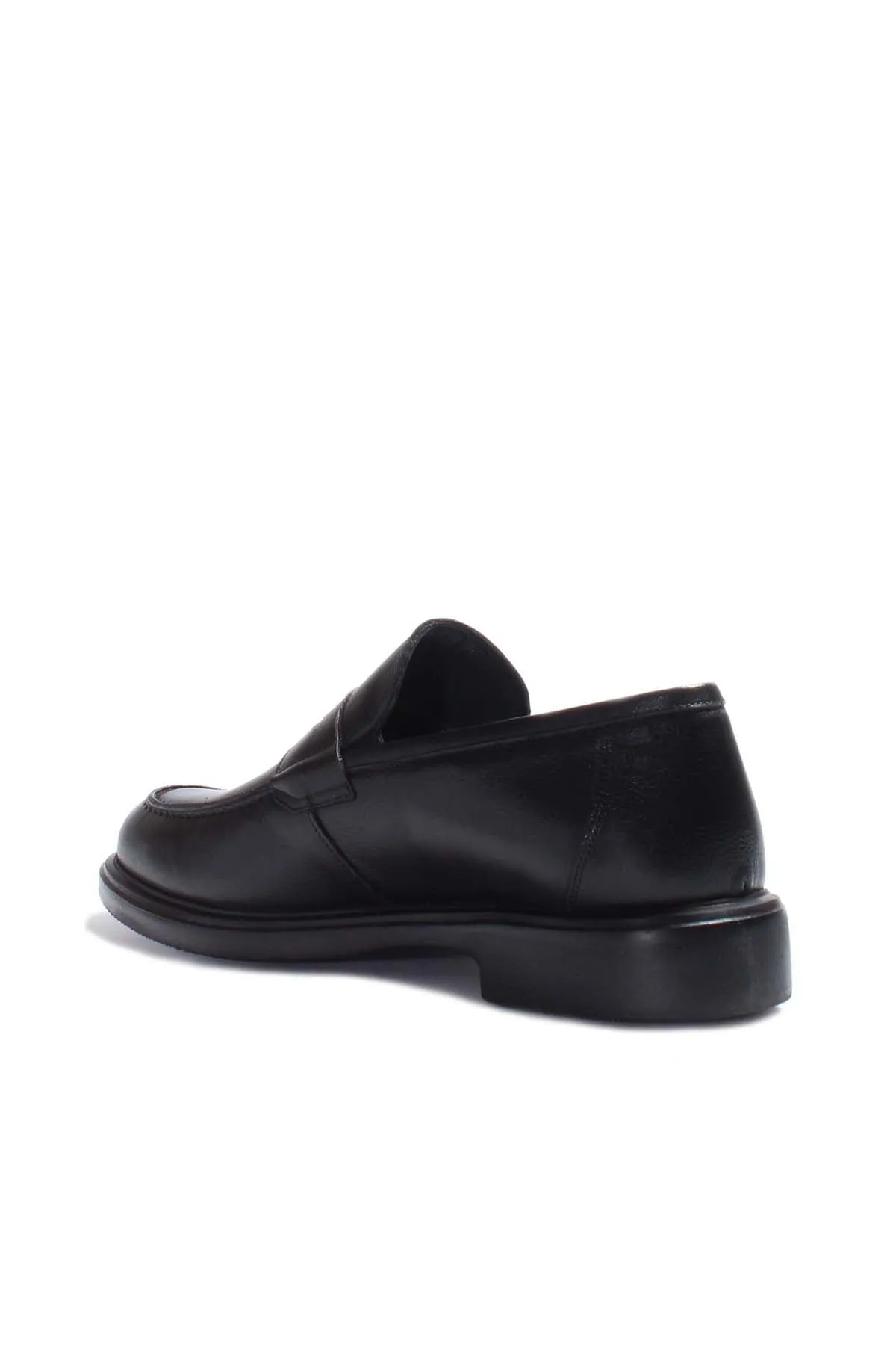 Men's Black Leather Penny Loafers-Wessi sold by Wessi product image thumbnail 2