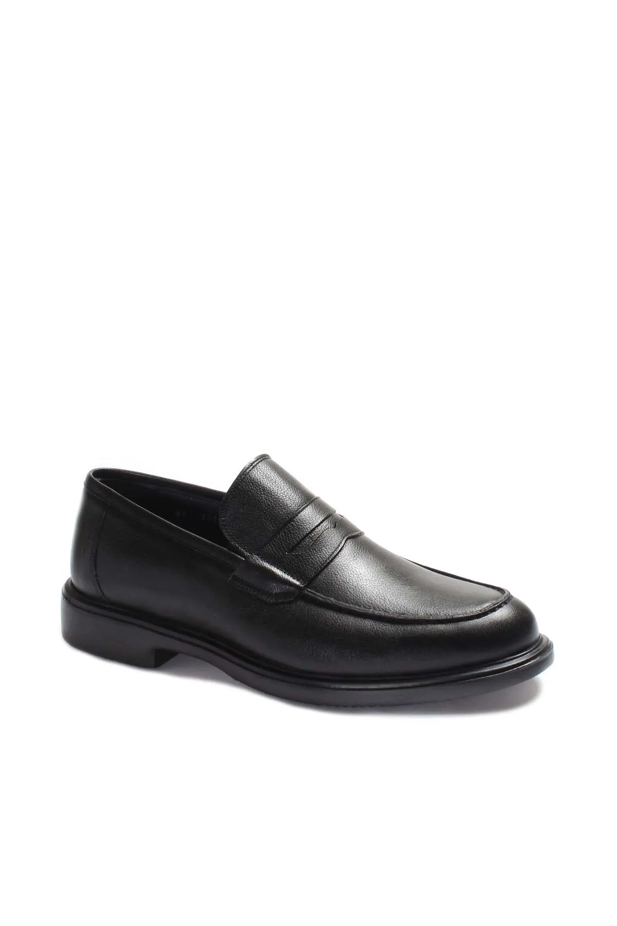 Men's Black Leather Penny Loafers-Wessi sold by Wessi product image thumbnail 3
