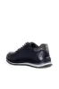 Men's Navy Blue Casual Leather Sneakers with Grey Accents - Wessi sold by Wessi