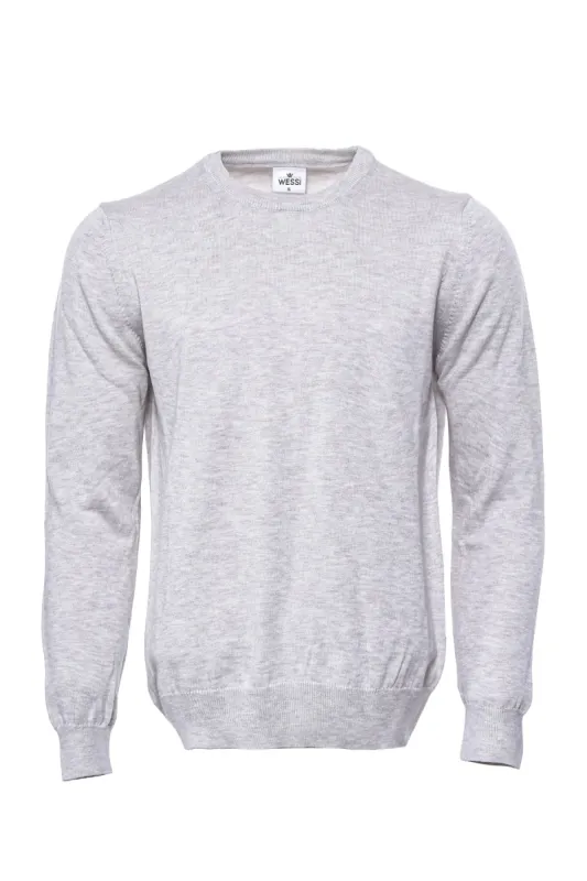 Beige Crew Neck Sweater - Wessi sold by Wessi