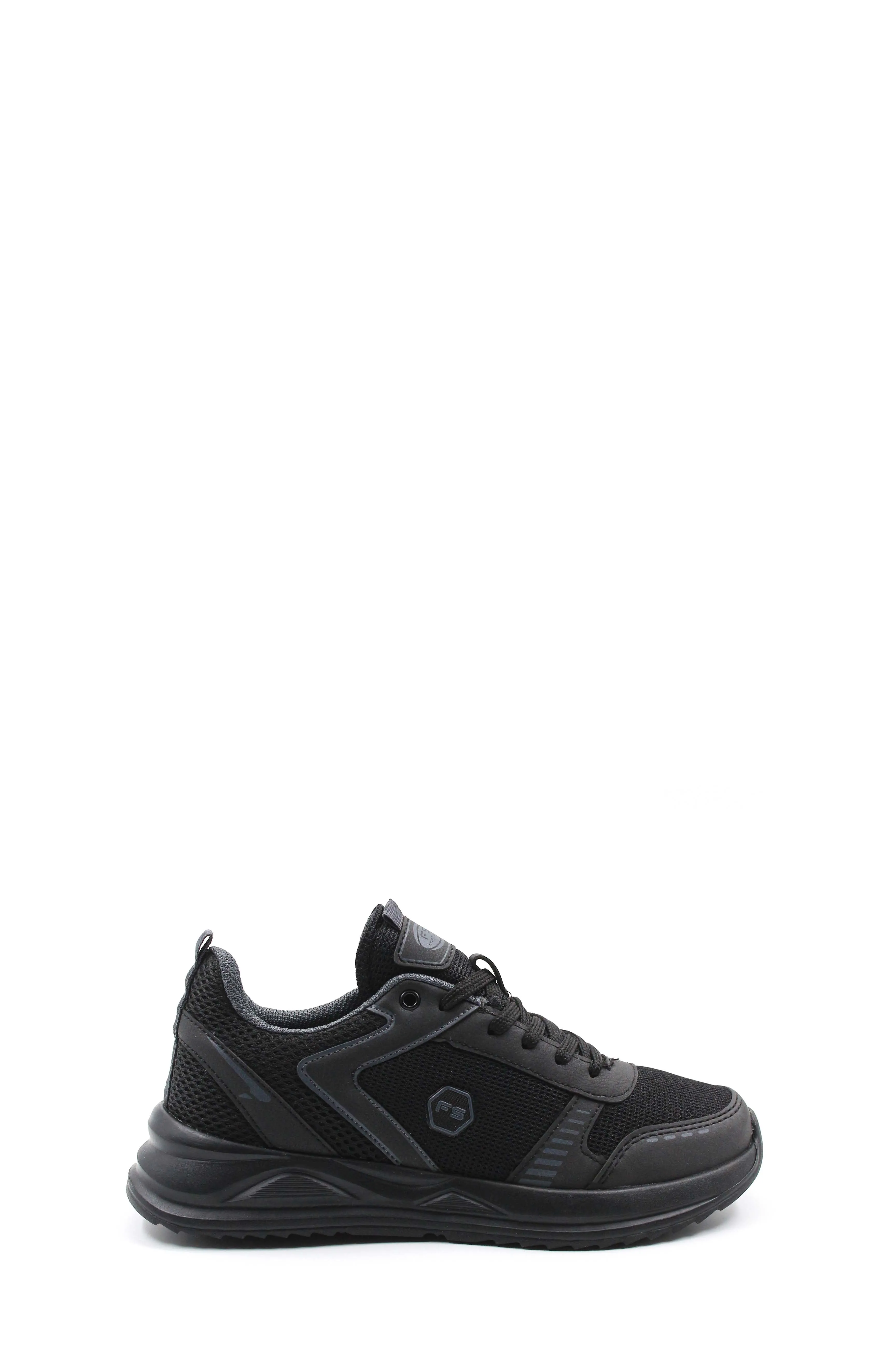 Men's Black Mesh Athletic Sneakers with Cushioned Sole - Wessi sold by Wessi