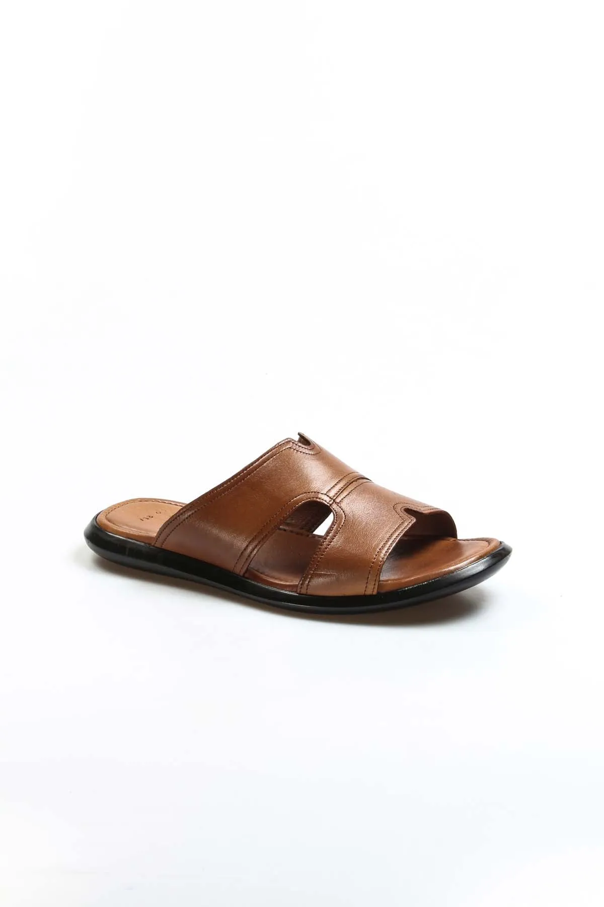 Brown Open Toe Leather Sandals-Wessi sold by Wessi product image thumbnail 3