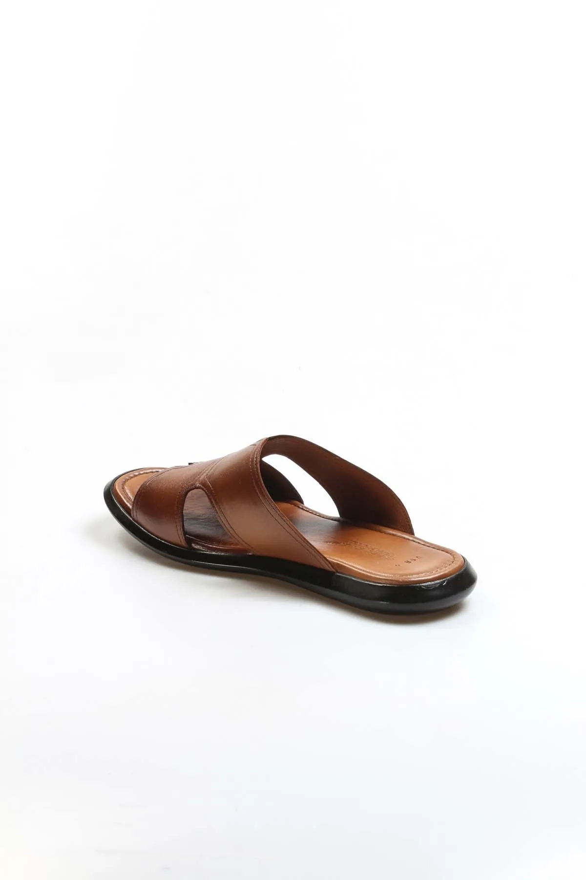 Brown Open Toe Leather Sandals-Wessi sold by Wessi product image thumbnail 2