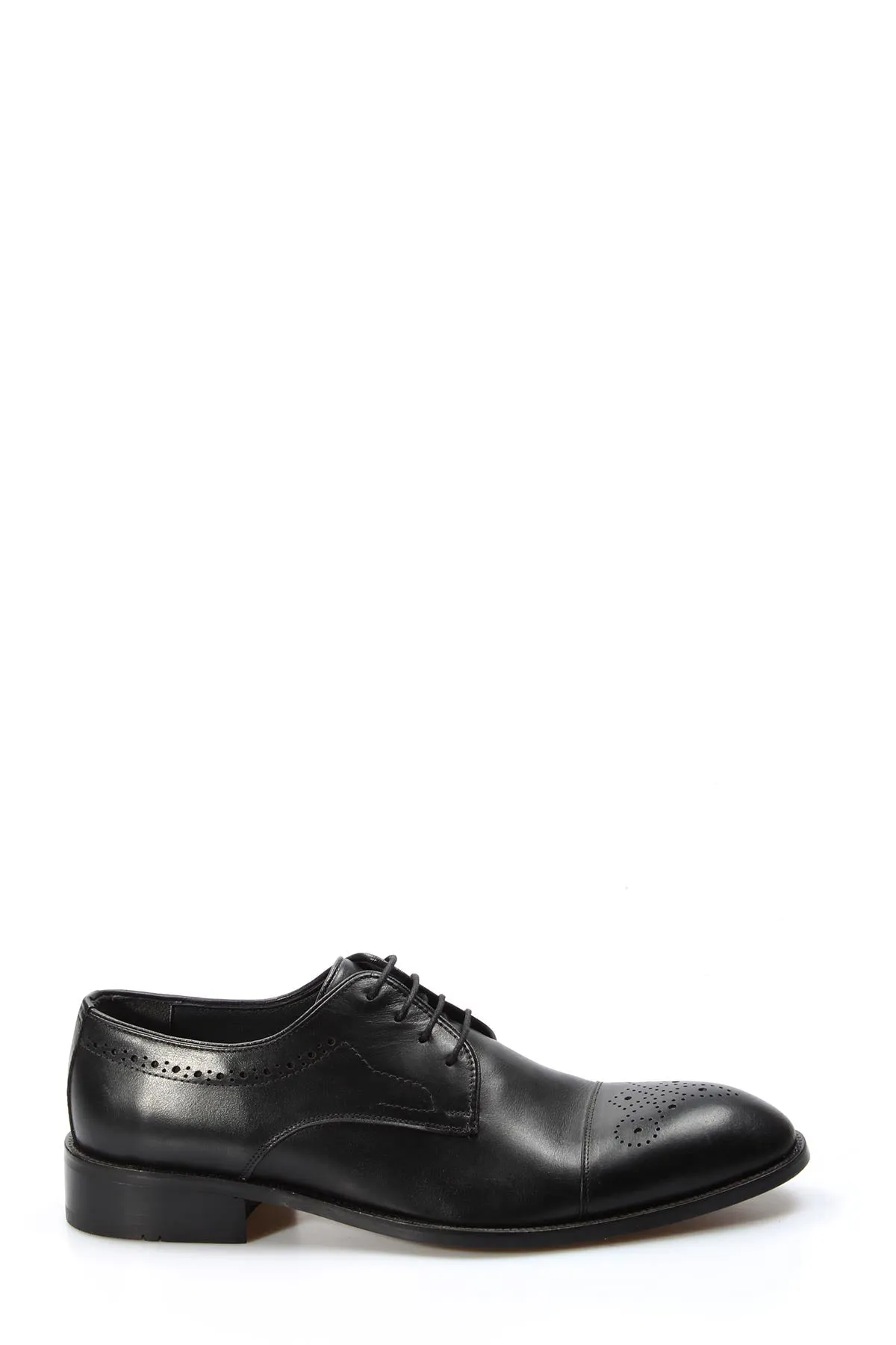 Men's Black Leather Oxford Dress Shoes - Wessi sold by Wessi product image thumbnail 2