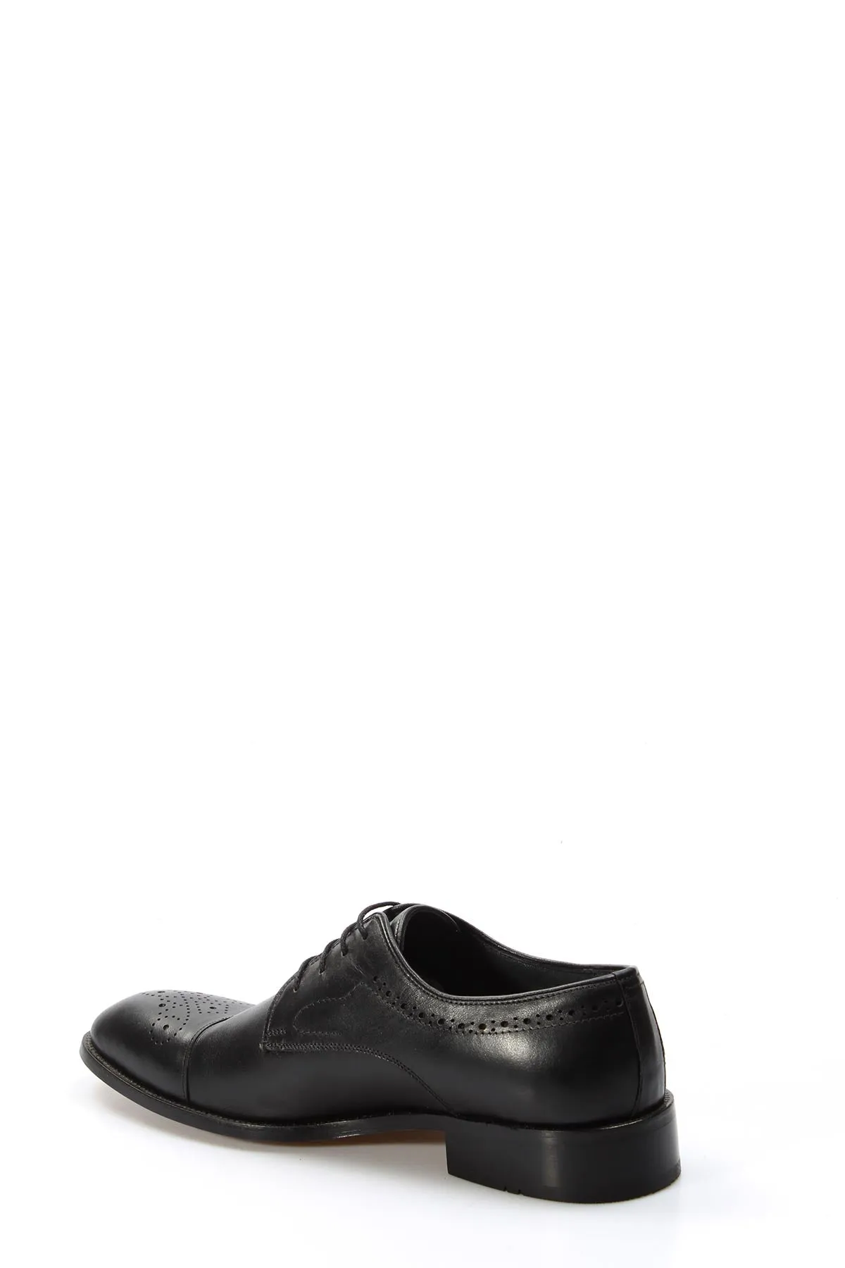 Men's Black Leather Oxford Dress Shoes - Wessi sold by Wessi product image thumbnail 3