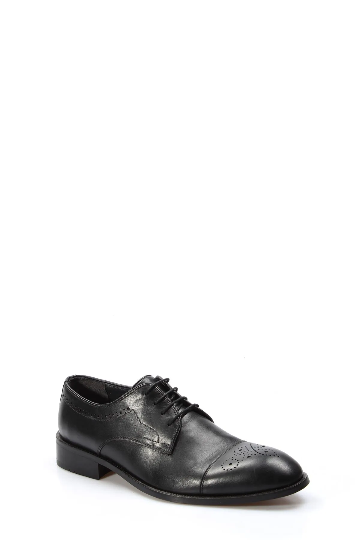 Men's Black Leather Oxford Dress Shoes - Wessi sold by Wessi product image thumbnail 4