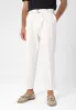 Men's Ecru High Waist Girdle Closure  Trousers - Wessi sold by Wessi