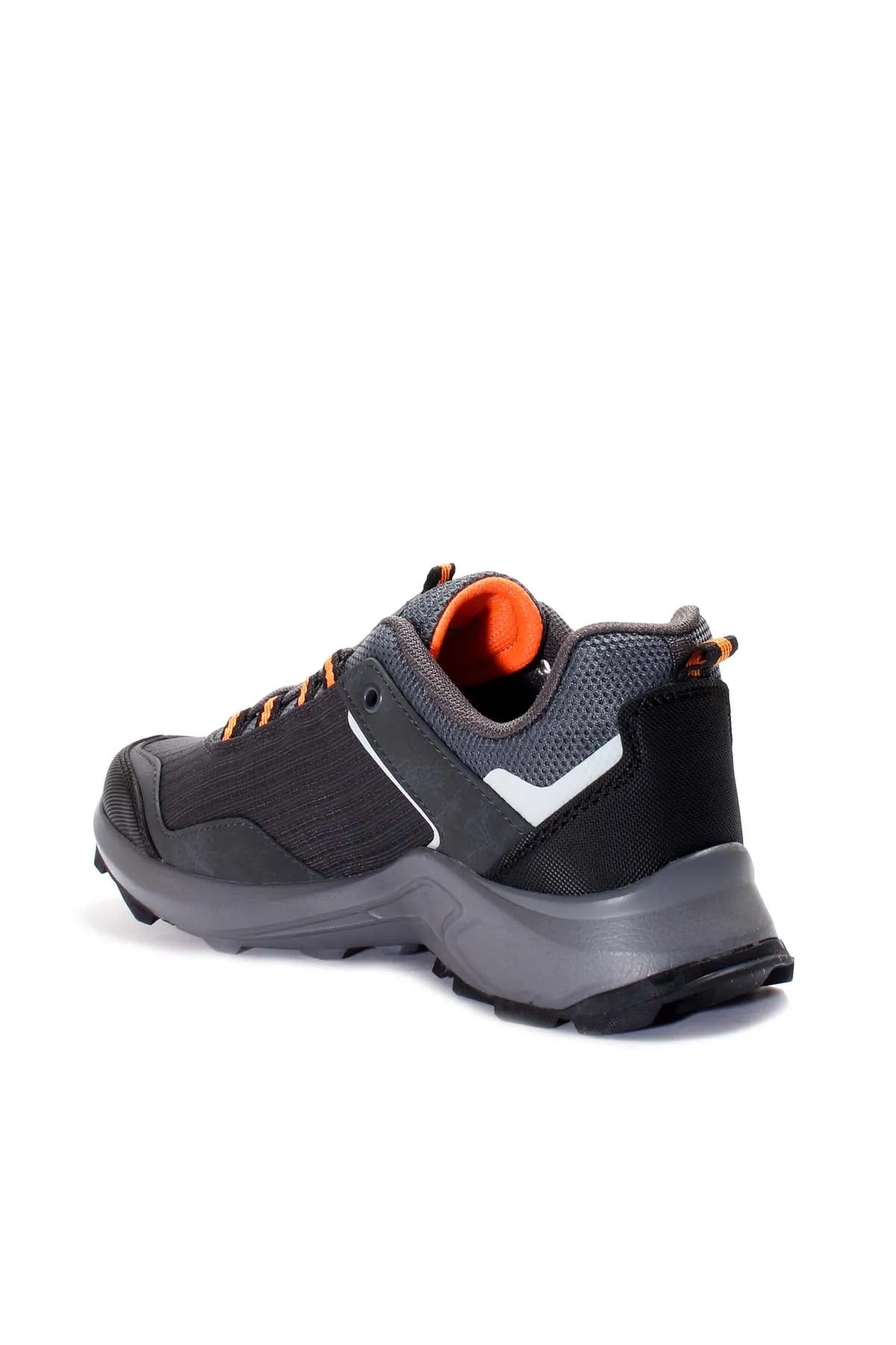 Men's Black and Gray Athletic Sneakers with Orange Accents - Wessi sold by Wessi product image thumbnail 2