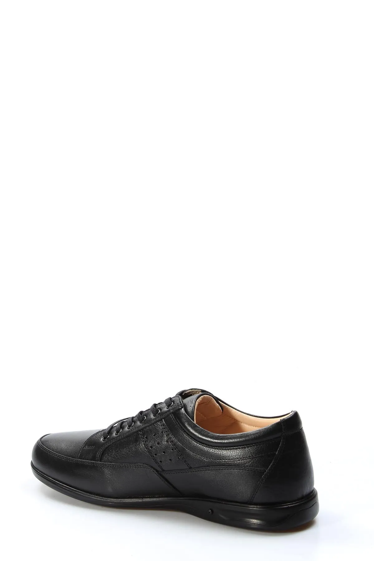 Black Casual Leather Lace-Up-Wessi sold by Wessi product image thumbnail 2