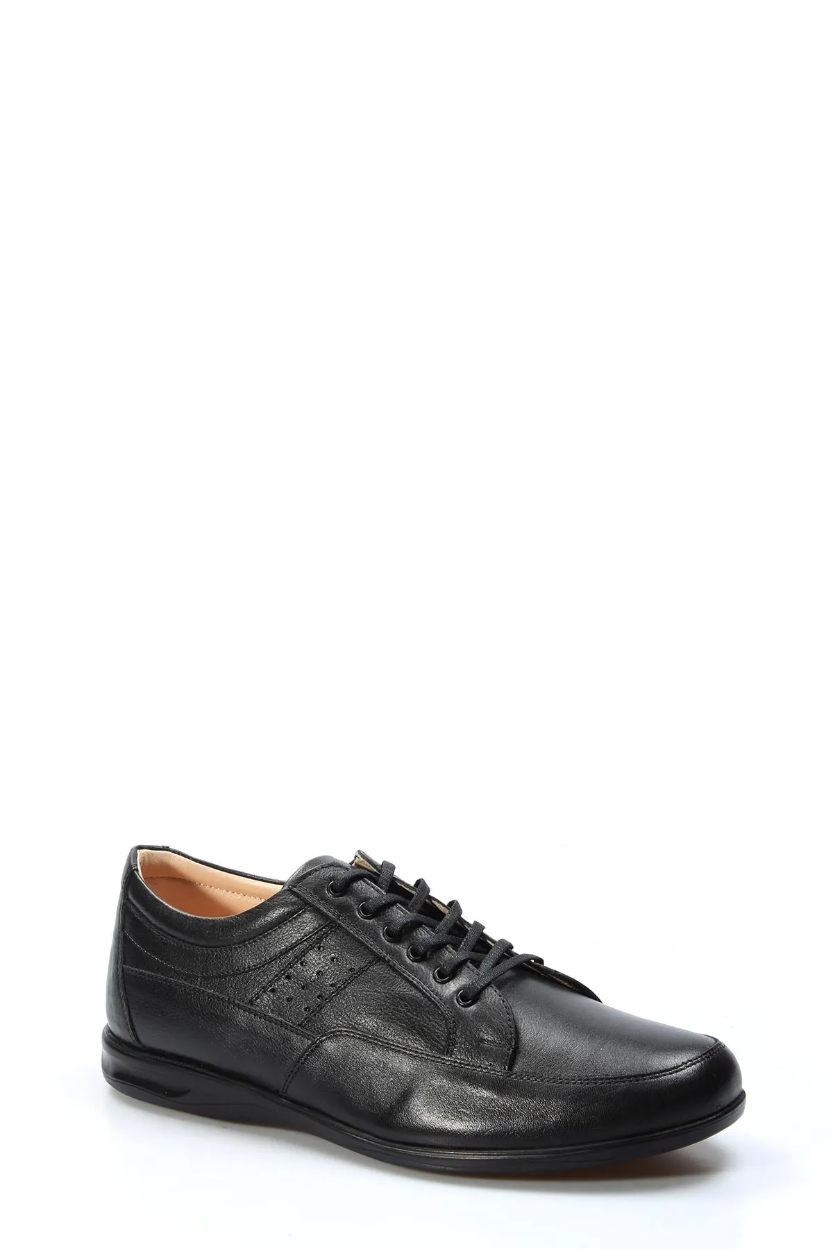 Black Casual Leather Lace-Up-Wessi sold by Wessi product image thumbnail 3