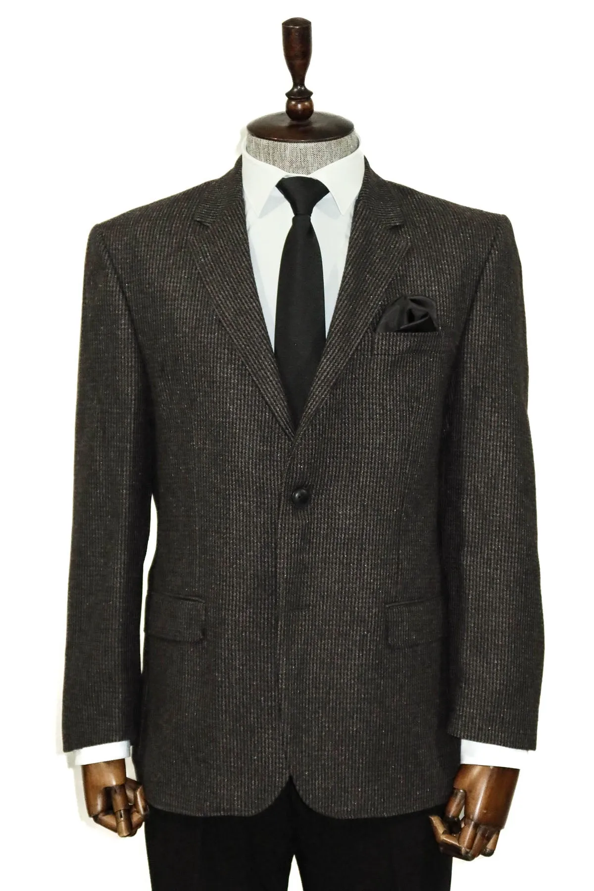 4 Drop Regular Cut Anthracite Men Blazer - Wessi sold by Wessi