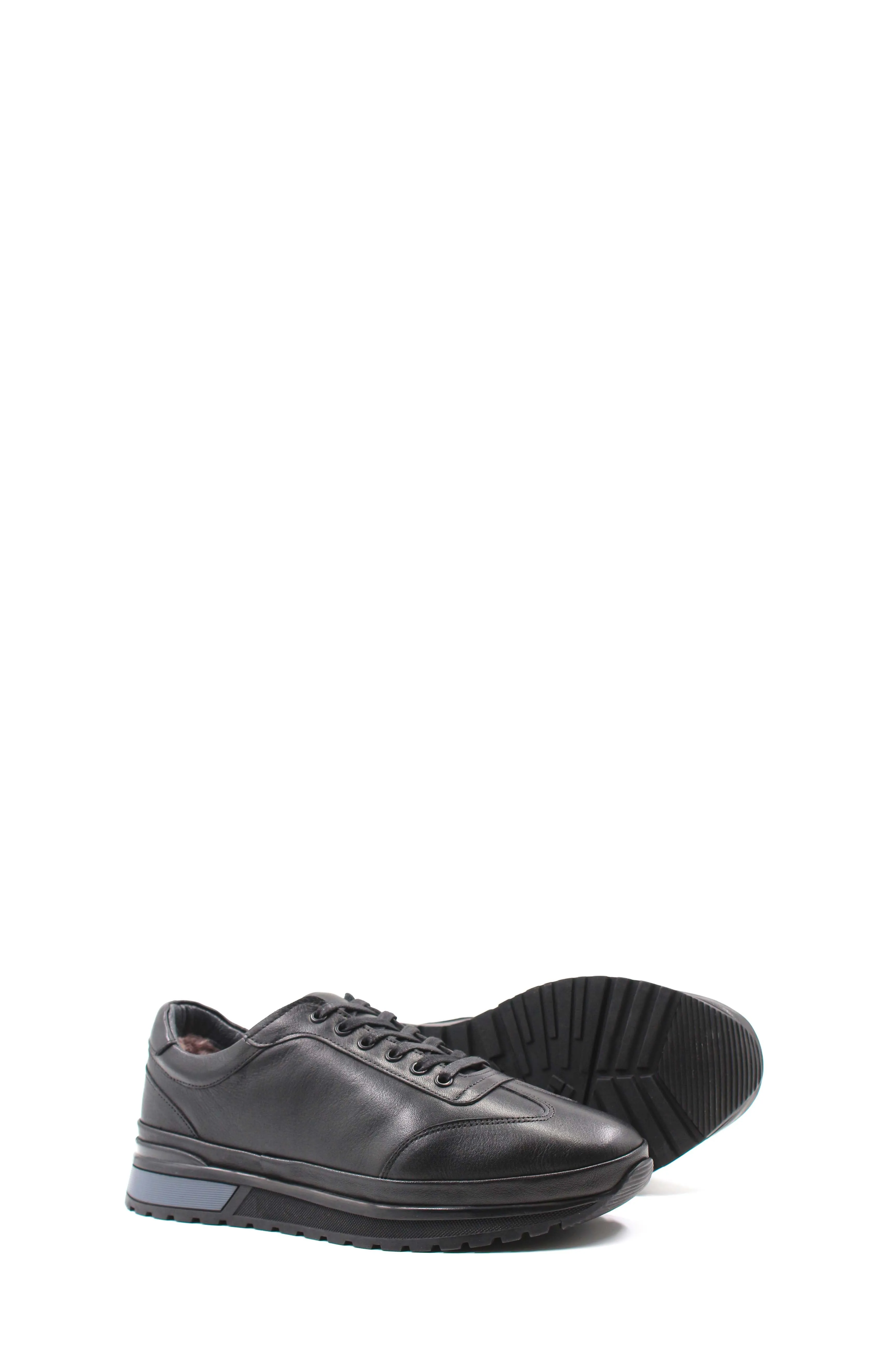Black Leather Casual Sneakers Wessi sold by Wessi product image thumbnail 3