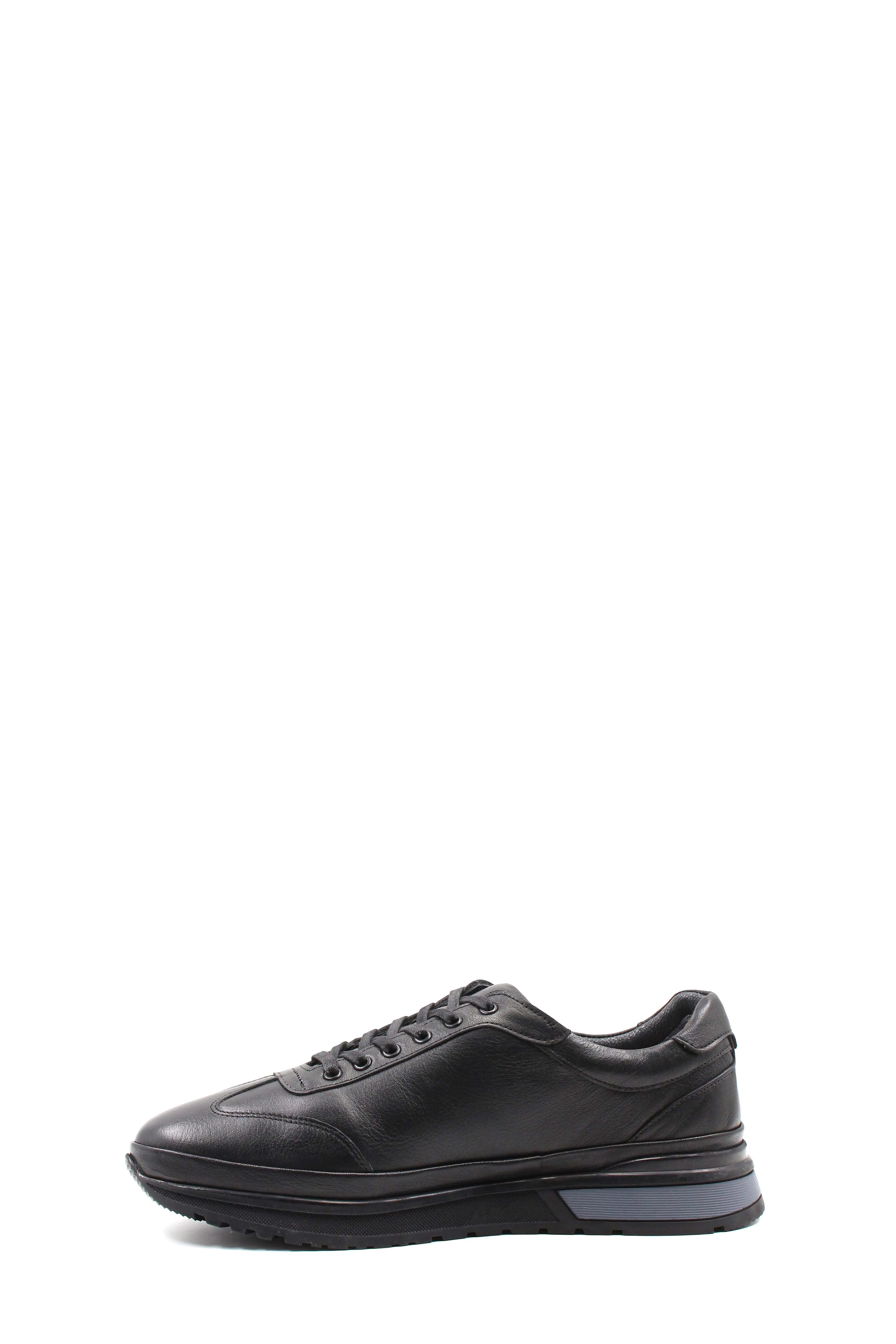 Black Leather Casual Sneakers Wessi sold by Wessi product image thumbnail 2