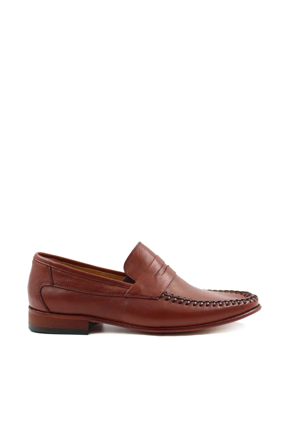 Tan Leather Moccasin Loafers Wessi sold by Wessi