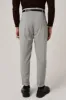 Men's Light Grey High Waist Belted Trousers - Wessi sold by Wessi