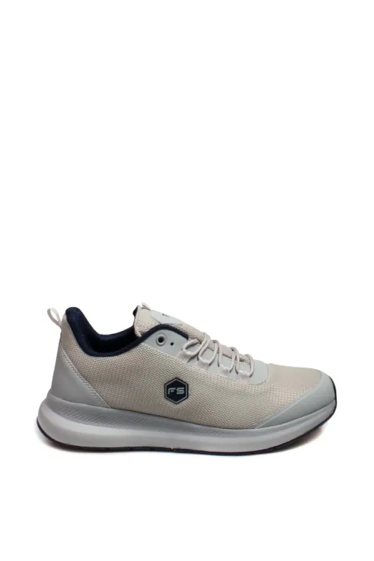 Men's Light Gray Athletic Sneakers with Navy Accents - Wessi sold by Wessi