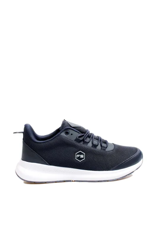Men's Navy Athletic Sneakers with White Sole - Wessi sold by Wessi