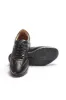 Men's Black Orthopedic Lace-Up Leather Sneakers with Cushioned Sole - Wessi sold by Wessi